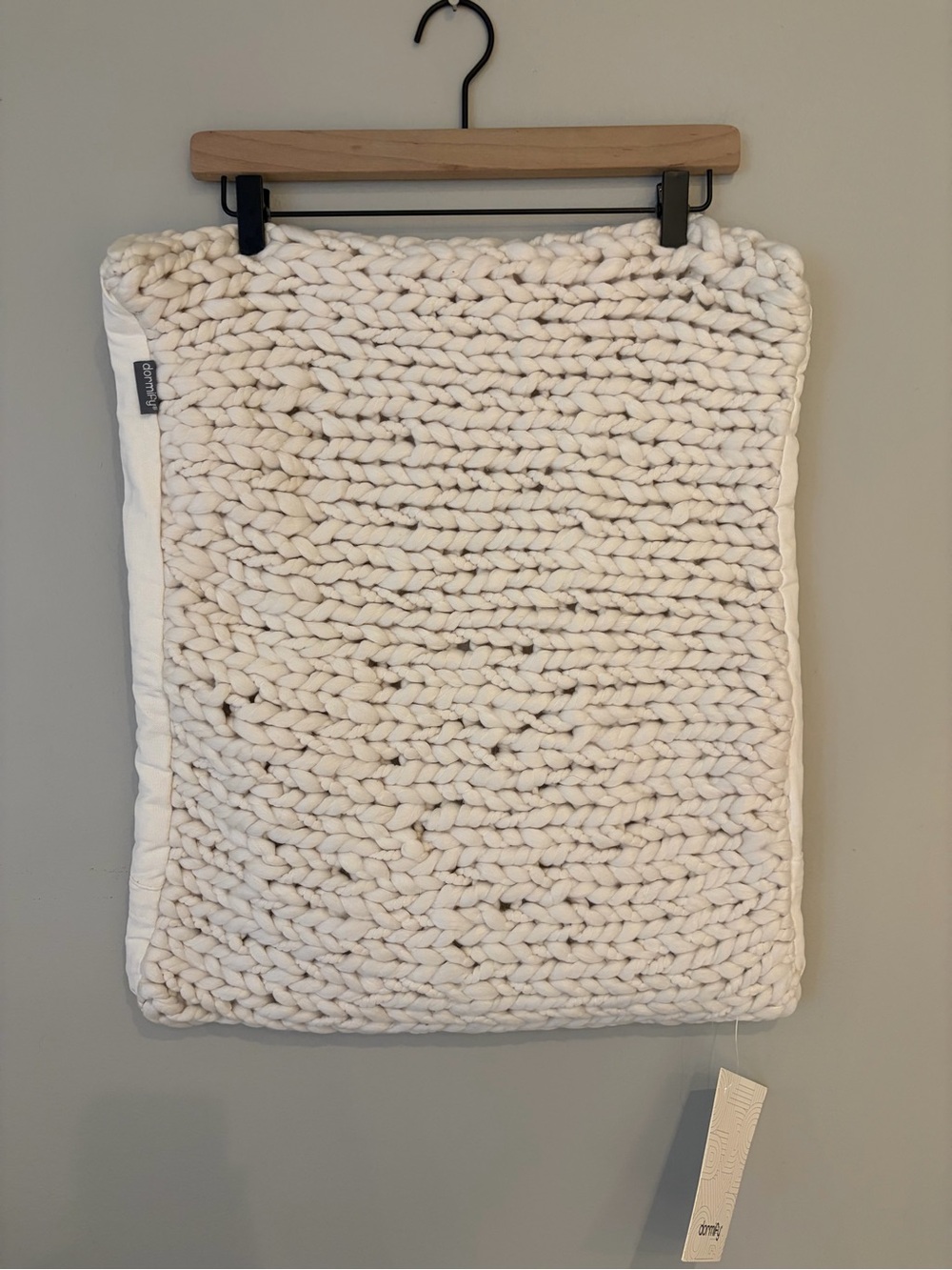 Dormify Chunky Knit Ivory pillow cover
